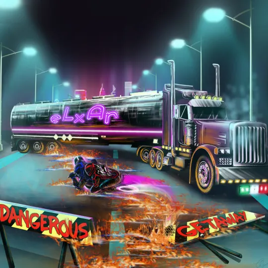 Dangerous Get Away Retrowave Cover Art