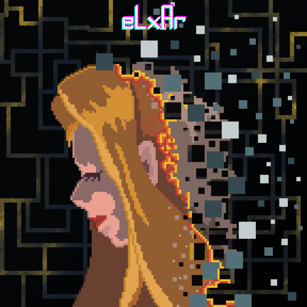 eLxAr - Dust Pixel Cover Art w Logo